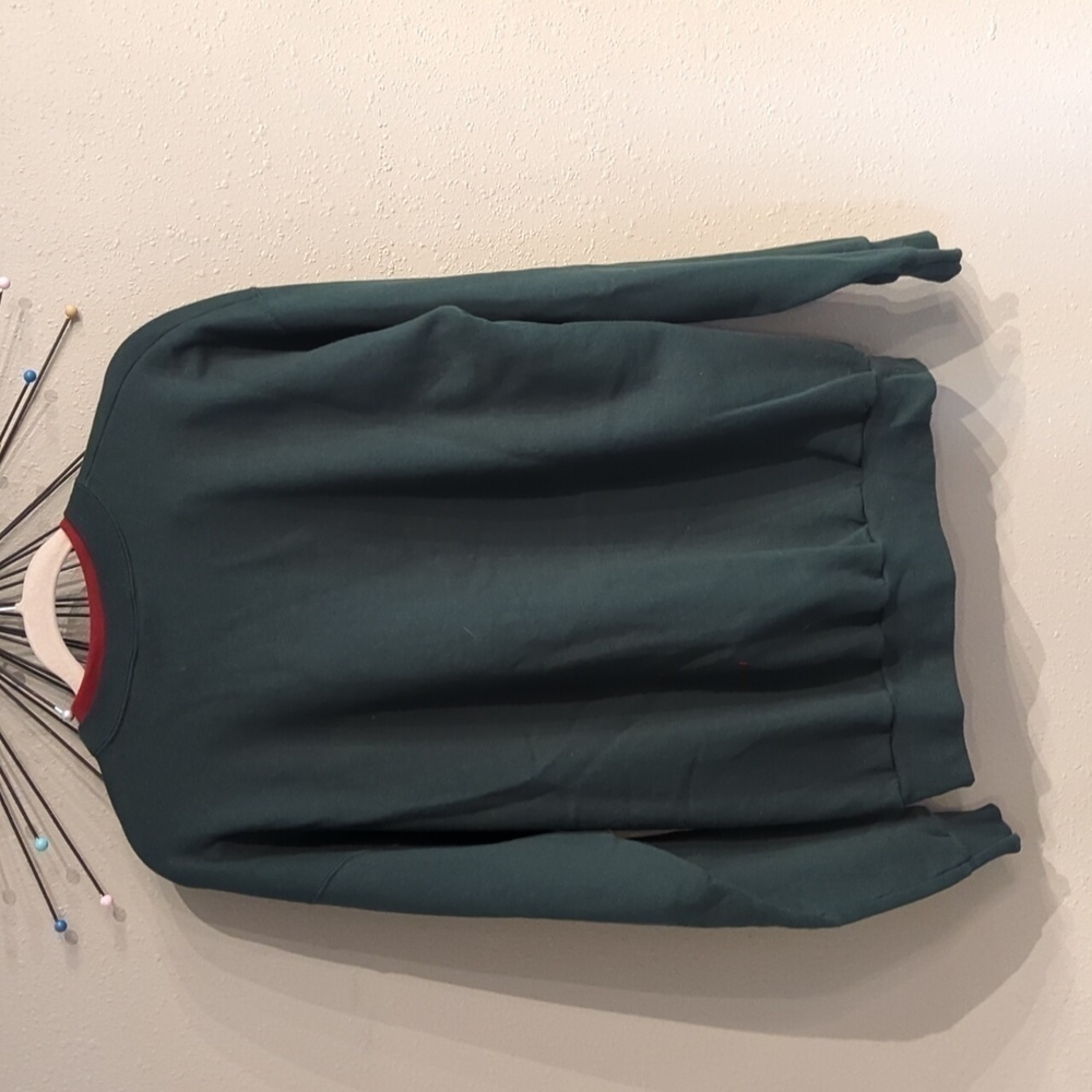Y2K Vintage M & C Sportswear Energy Pullover Grandma Moose Sweatshirt Corduroy - Picture 6 of 6